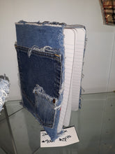 Load image into Gallery viewer, Denim Upcycled Journal