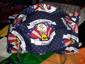 Charlie Brown/Snoopy Forever Stars and Strips Face Masks